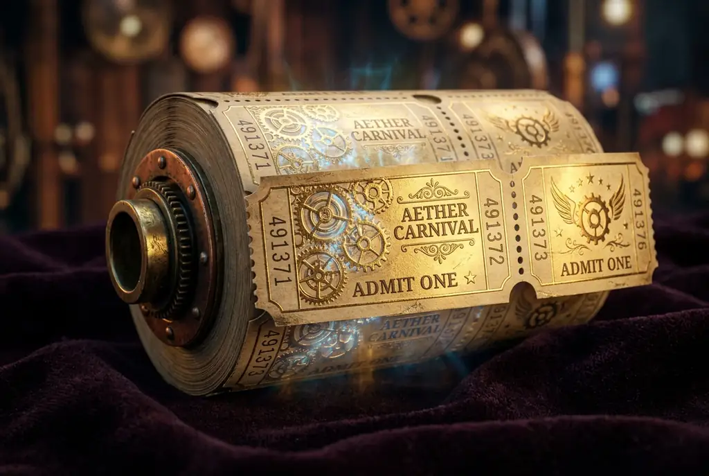 Golden Steam-Tickets